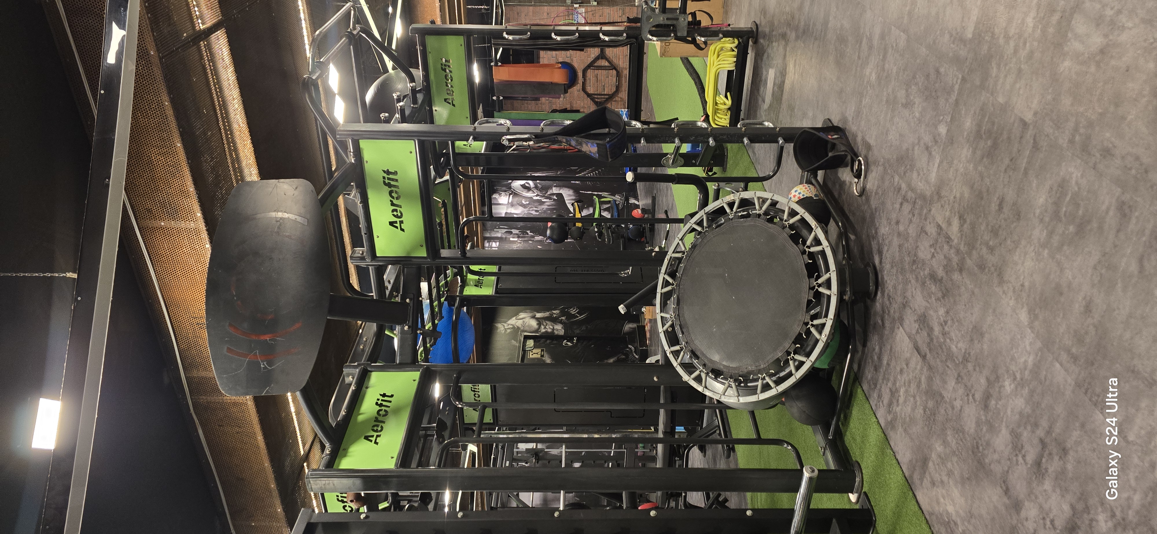 Trampoline Leaning Rig